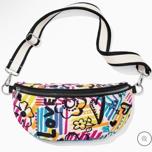 Brighton graffiti love crossbody belt bag- NEW